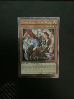 Yugioh! NM Ghost Ogre & Snow Rabbit RA02-EN009 (Quarter Century Secret Rare) - Image 1