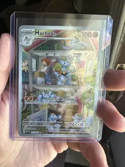 Machoke Scarlet & Violet Holo Illustration Rare 177/165 Pokemon TCG - Image 1