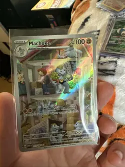 Machoke Scarlet & Violet Holo Illustration Rare 177/165 Pokemon TCG - Image 3