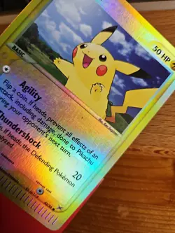 Pikachu 43/95 Reverse Holo Pokemon Card LP - Image 3