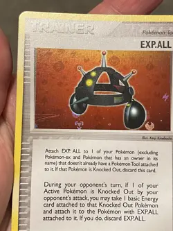 EXP ALL Trainer 91/112 Holo EX FireRed & LeafGreen Pokemon Card 2004 Vintage LP - Image 4