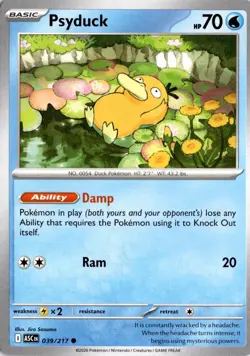 Psyduck 039/217 ME: Ascended Heroes Pokemon Card TCG - Image 1