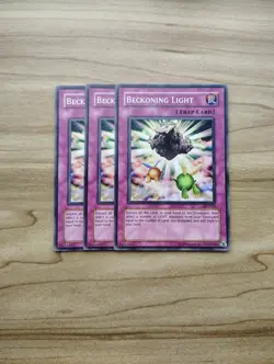 Yu-Gi-Oh! - Beckoning Light 3x - Full Playset Of Cards - Image 1