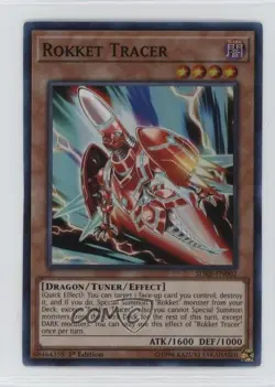 Super Rare - Rokket Tracer 1st Ed. YuGiOh! Structure Deck: Revolt #SDRR-EN002 - Image 1