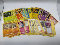 56 Card Sun & Moon Hidden Fates Complete Base Pokemon TCG Set C/UC/R/Holo Rare - Image 1