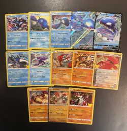 Pokemon Kyogre Ex & V Groudon Card Collection - 13 Cards Holo Rare Lot Bundle - Image 1