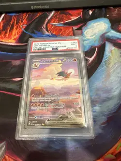 2023 POKEMON MEW EN-151 SPECIAL ILLUSTRATION RARE #199 CHARIZARD EX PSA 9 - Image 1