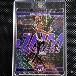 🔥 Rare! 24-25 Panini Mosaic Victor Wembanyama JAM MASTERS Fluro Purple /175 - Image 1
