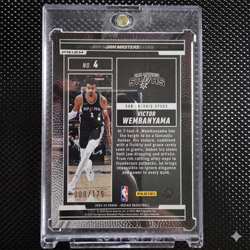 🔥 Rare! 24-25 Panini Mosaic Victor Wembanyama JAM MASTERS Fluro Purple /175 - Image 2