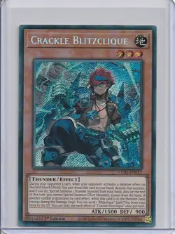 Crackle Blitzclique (V.1 - Secret Rare) CORI-EN012 - Secret Rare - Yu-Gi-Oh! - Image 1