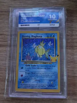 Pokemon Celebrations - Shining Magikarp Card 66/64 Ace 10 - Image 1