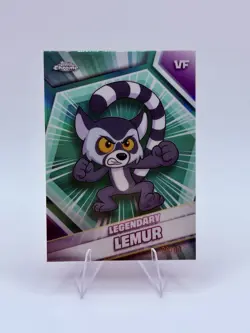 2026 Topps Chrome VeeFriends Green Refractor Legendary Lemur /99 - Image 1
