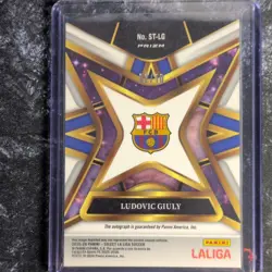 Panini Select Laliga 2025/26 FC Barcelona Legend Ludovic Giuly Prizm Auto 2/10 - Image 2