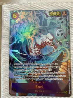 Enel OP15-118 SEC Alt Art – One Piece Card Game English - Image 1