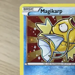 Pokemon TCG Magikarp XY143 Black Star Promo Card Cosmo Holo Rare Shiny - Image 3