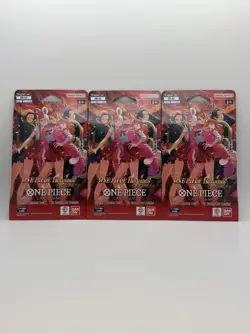 One Piece TCG EB-03 Heroines Edition 12-Card Sleeved Booster Pack Lot of 3 - Image 1