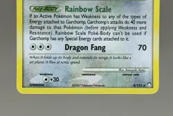 Pokemon Garchomp Holo Rare Card 9/123 Diamond Pearl Mysterious Treasures LP - Image 3