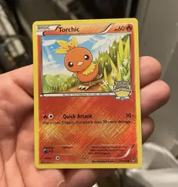 Torchic 012/111 Championships Staff Promo Reverse Holo Pokemon TCG Card English - Image 1