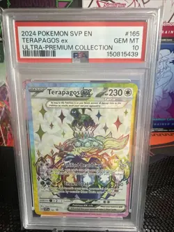 PSA 10 Terapagos ex SVP165 Ultra Premium Collection Promo Pokemon Graded Card - Image 1