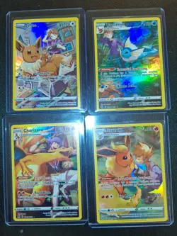 Set of 4 Pokemon Cards - Image 1