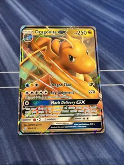 Pokemon TCG Dragonite GX 152/236 Ultra Rare Holo Card Unified Minds - Image 2