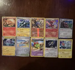 Nintendo Pokemon TCG 10-Card Lot English Holo/Regular - Image 1