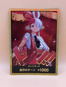 DON !! Card Gold Frame (Uta) ONE PIECE Heroines Edition Japanese Near Mint - Image 1