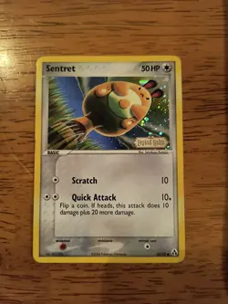 Sentret 62/92 Common Legend Maker Reverse Holo Pokemon Card NM - Image 1