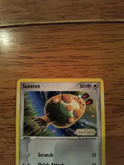 Sentret 62/92 Common Legend Maker Reverse Holo Pokemon Card NM - Image 2