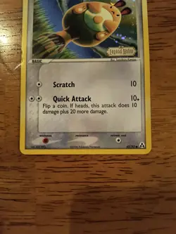 Sentret 62/92 Common Legend Maker Reverse Holo Pokemon Card NM - Image 3