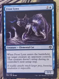 Frost Lynx 57 Common Iconic Masters Magic: The Gathering Lightly Played - Image 1