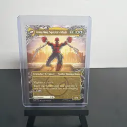 Peter Parker Borderless Non-Foil #208 Mythic MTG Spider‑Man SPM EN NM - Image 1