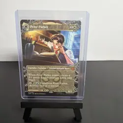 Peter Parker Borderless Non-Foil #208 Mythic MTG Spider‑Man SPM EN NM - Image 2