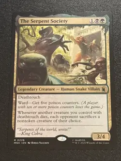 MTG Marvel Super Heroes The Serpent Society 0226 Rare - Image 1