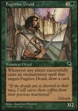 Fugitive Druid Tempest Light Play LP MTG Magic the Gathering DNA GAMES - Image 1