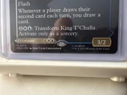 King T'Challa - Marvel Super Heroes - Foil Transform - #0373 Mythic MTG - Image 2