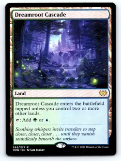 Dreamroot Cascade 262 Rare Innistrad: Crimson Vow Magic: The Gathering Near Mint - Image 1