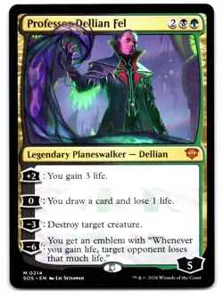 Professor Dellian Fel 214 Mythic Secrets of Strixhaven Magic: The Gathering NM - Image 1