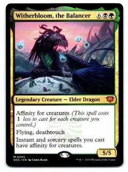 Witherbloom, the Balancer 245 Secrets of Strixhaven Magic: The Gathering NM - Image 1