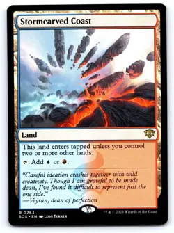 Stormcarved Coast 263 Rare Secrets of Strixhaven Magic: The Gathering Near Mint - Image 1