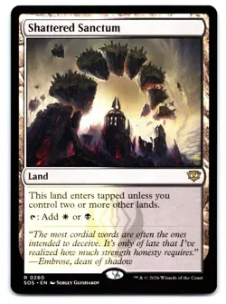 Shattered Sanctum 260 Rare Secrets of Strixhaven Magic: The Gathering Near Mint - Image 1
