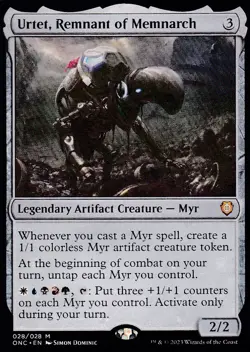 Urtet, Remnant of Memnarch - M - Commander: Phyrexia: All Will Be One - 28 - NM - Image 1