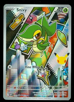 Pokemon SNIVY MEP 049 Chaos Rising - 1st Partner FULL ART PROMO - Card B - Image 1