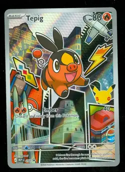 Pokemon TEPIG MEP 050 Chaos Rising - 1st Partner FULL ART PROMO - Card B - Image 1