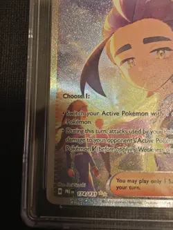 CGC 10 Gem Mint Kieran Full Art Pokemon Prismatic Evolutions SIR Trainer 2025 - Image 5