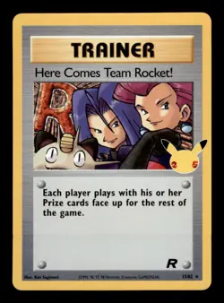 HERE COMES TEAM ROCKET! 15/82 HOLO CELEBRATIONS: CLASSIC COLLECTION NM/M - Image 1