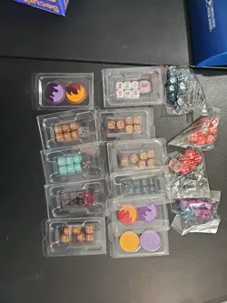 Pokemon TCG Multicolor Dice And Counter Sets Sealed 15 Piece Lot Bundle - Image 1