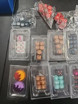 Pokemon TCG Multicolor Dice And Counter Sets Sealed 15 Piece Lot Bundle - Image 2