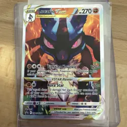 SWSH: Sword & Shield Promo Cards #SWSH291 Lucario VSTAR Promo MP Free Shipping - Image 1