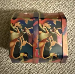 Pokemon Mega Charizard Tins (X & Y) SET of 2 Tins - Image 2